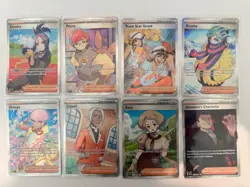 Pokemon TCG Card Lot - SV Supporter Trainer Full arts (B1) - Image 1