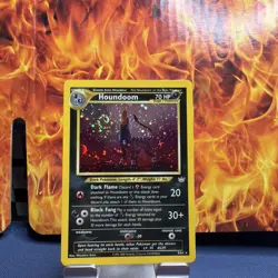 Pokemon Houndoom Neo Revelation Holo Rare Unlimited 70 HP Card 08/64 English - Image 1