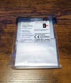 100 Ultra Pro Matte Deck Protector Card Sleeves AW5732 #84731 Opaque Clear - Image 2