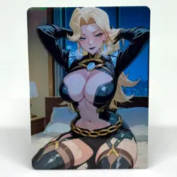 Marvel Rivals Emma Frost Goddess Anime Waifu ACG Foil Card - Image 1