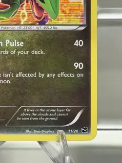 Rayquaza 11/20 Dragon Vault Pokemon Card Holo - Image 5