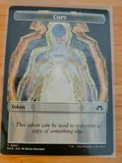 MTG Copy Token 0001 Modern Horizons 3 M/NM Free UK P&P - Image 1