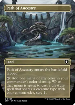 Path of Ancestry (Borderless) MTG NM Commander Masters Regular - Image 1