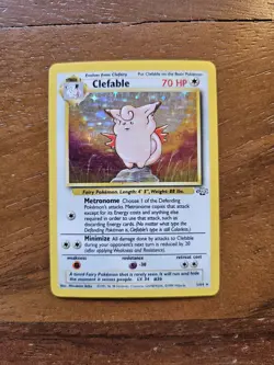 1999 Pokemon Clefable Holo Rare Jungle 1/64 - Image 1