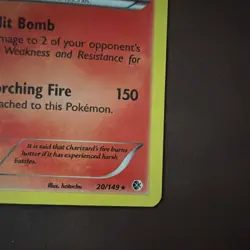 Pokemon TCG Charizard 020/149 Blister Exclusives 2012 Cosmos Holo Rare - Image 3
