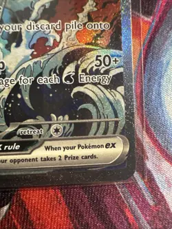 Pokemon TCG card Shrouded Fable Kingdra EX 131 Promo Near Mint grade worthy - Image 4