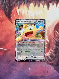 Meowth EX 062/088 Pokemon Perfect Order Card Near MINT 🪙 - Image 2