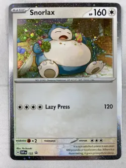 Snorlax - 122 SVP - Cosmos Holo Black Star Promo - Pokemon TCG NM - Image 1