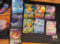 Eevee Evolutions V - 9 Card Set Eeveelutions Pokemon NM - Image 2