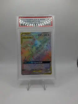 Pokemon Moltres Zapdos Articuno GX Rainbow 2019 Hidden Fates 69/68 PSA 9 Secret - Image 1