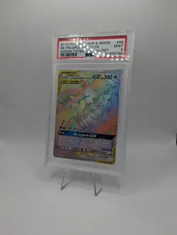 Pokemon Moltres Zapdos Articuno GX Rainbow 2019 Hidden Fates 69/68 PSA 9 Secret - Image 2