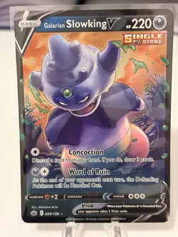 Galarian Slowking V 099/198 - Pokemon TCG - Sword & Shield - Chilling Reign - Image 1