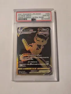 2021 Pokemon Japanese Sword & Shield Vmax Climax Fa/Mew Vmax #280 PSA 10 Gem - Image 1