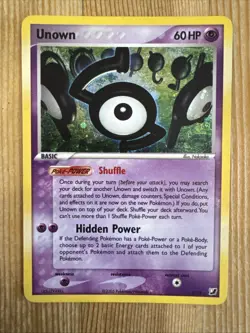 Unown (S) S/28 Unseen Forces Holo Pokemon LP - Image 1