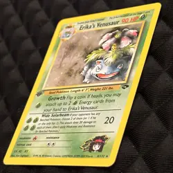 1st Edition Erika's Venusaur 4/132 Gym Challenge Rare Holo Pokemon Card - Image 2