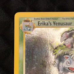 1st Edition Erika's Venusaur 4/132 Gym Challenge Rare Holo Pokemon Card - Image 4