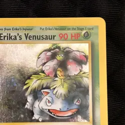 1st Edition Erika's Venusaur 4/132 Gym Challenge Rare Holo Pokemon Card - Image 5