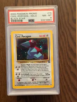 Pokemon COOL PORYGON Black Star League Promo #15 PSA 8 # 53918883 - Image 3