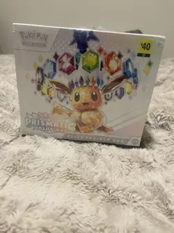 Pokemon TCG Prismatic Evolutions Elite Trainer Box Eevee Booster Promo 2024 - Image 1