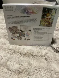 Pokemon TCG Prismatic Evolutions Elite Trainer Box Eevee Booster Promo 2024 - Image 2