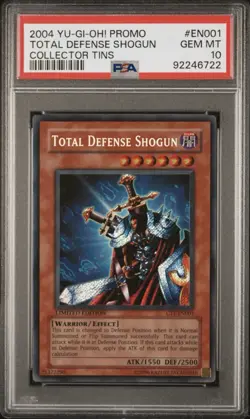 Yu-Gi-Oh! Total Defense Shogun CT1-EN001 Limited Edition - PSA 10 - Image 1
