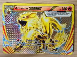 Pokemon Card JUMBO Arcanine BREAK XY180 Break Holo XY Black Star Promo LP - Image 1