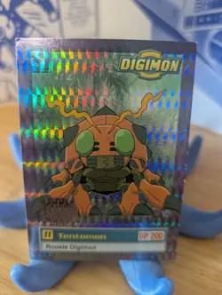Tentomon 14 of 34 ~Digimon TCG Upper Deck 1999 Animated Series Holo Foil Card LP - Image 1