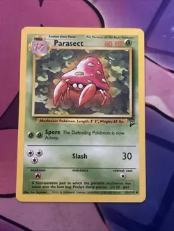 Parasect 55/130 - Uncommon - Base Set 2 - 1999 - Pokemon Card - MP - Image 1