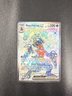 Pokemon Garchomp EX Holo Ultra Rare TCG Card Paradox Rift 219/182 - Image 1