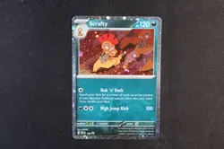 Scrafty 188 Holo Shiny Pokemon TCG Card Black Star Promo 2025 NEAR MINT - Image 1