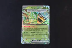 Teal Mask Ogerpon ex 012/131 Holo Pokemon Card Prismatic Evolutions NEAR MINT - Image 1