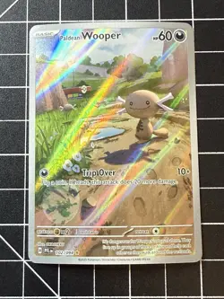 Pokemon Paldean Wooper Reverse Holo 60 HP SV02: Paldea Evolved 102/094 Card - Image 1