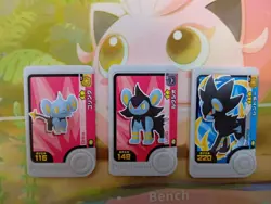 Shinx Luxio Luxray Mezastar Frienda Pokemon Card Japanese Pick Tag - Image 1