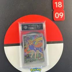 Zacian AR 087/080 M2 Inferno X Pokemon Card Japanese Scarlet & Violet Grade10 - Image 1