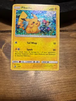 Pikachu SM86 Sm Holo Pokemon Card - Image 1