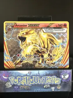 Pokemon Card Arcanine Break XY180 Black Star Promo Holo Rare L/P - Image 1