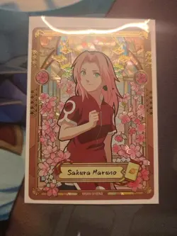 Sakura Haruno NARUTO NRSA01-SP-003L5 Naruto Kayou Card - ENGLISH - Heaven Scroll - Image 1