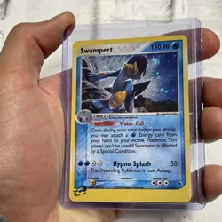 Swampert 13/109 EX Ruby & Sapphire Holo Rare E-Reader Pokemon 2003 NM/MT Card - Image 1
