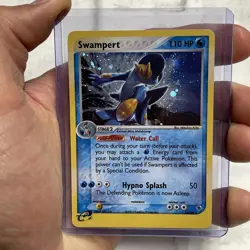 Swampert 13/109 EX Ruby & Sapphire Holo Rare E-Reader Pokemon 2003 NM/MT Card - Image 2