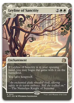 Leyline of Sanctity #10 (NM) Wilds of Eldraine WOT Magic MTG - Image 1