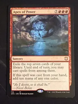 1x Apex of Power (114) Commander: Adventures in the Forgotten Realms LP MTG x1 - Image 1