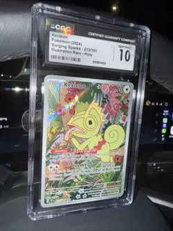 Kecleon 213/191 Surging Sparks CGC Gem Mint 10 Illustration Rare Holo Pokemon - Image 1
