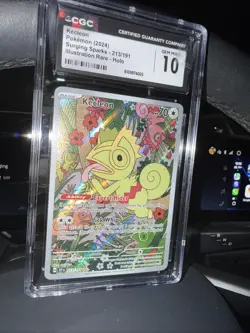 Kecleon 213/191 Surging Sparks CGC Gem Mint 10 Illustration Rare Holo Pokemon - Image 5