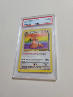 Dragonite - Pokemon Fossil #19 - Near Mint to Mint PSA 8 - Image 1