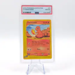 2002 POKEMON EXPEDITION #97 CHARMANDER PSA 8 NM-MT - Image 1