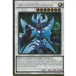 PGL3-EN060 Arcanite Magician Gold Rare 1st edition Mint YuGiOh Card - Image 1