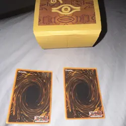 Konami Yu-Gi-Oh! TCG Dark Magician Girl Holo 2 Card Lot w/ Millennium Puzzle Box - Image 2