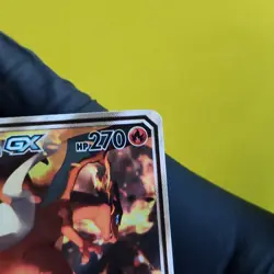 Reshiram & Charizard GX SM201 Tag Team Alt Art Full Art Promo Card - Image 4