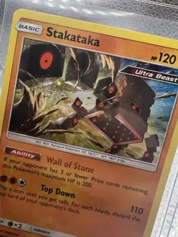 Stakataka SM209 - Holo Rare - Sun & Moon Promo - Pokemon Card - PackFresh - Image 3