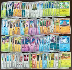 BULK LOT SV2a: Pokemon Card 151 Japan | Common/Uncommon Bulk Cards | 132 Count - Image 1